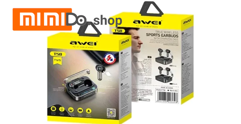 ایرپاد مدل Awei T58 ANC