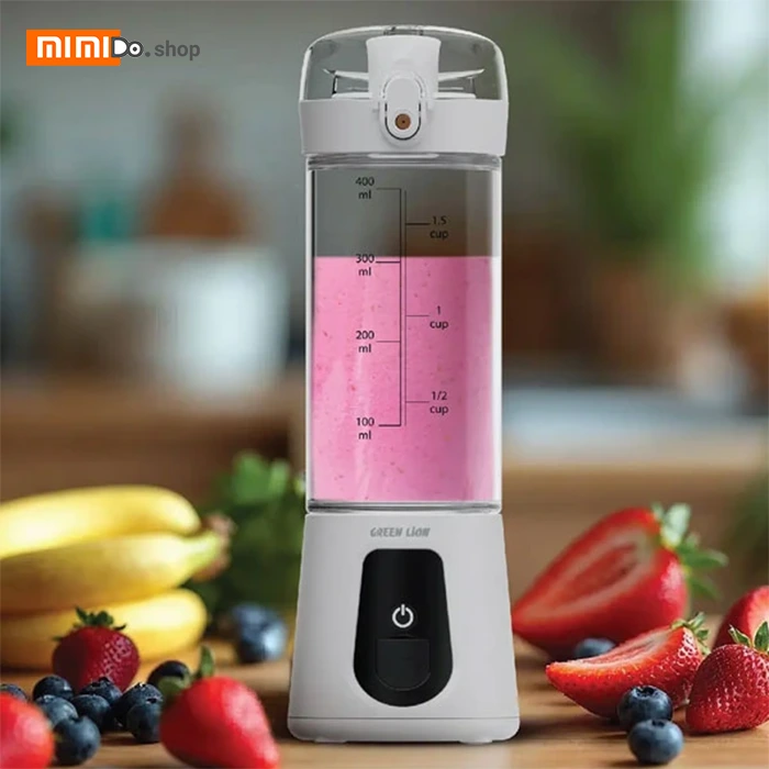مخلوط کن قابل حمل گرین لاین Green Lion Juice Mate Pro GNJUMTPR20BK ظرفیت 470 میلی لیتر - Image 3