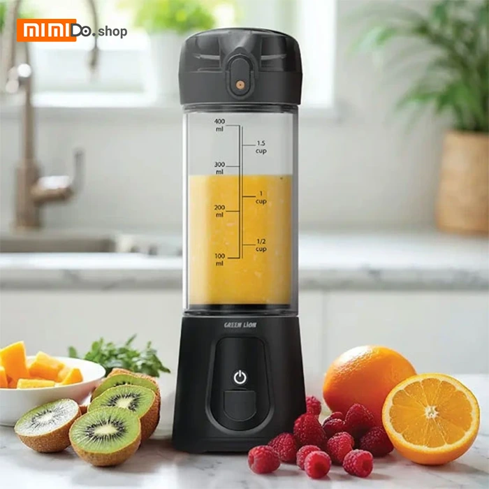 مخلوط کن قابل حمل گرین لاین Green Lion Juice Mate Pro GNJUMTPR20BK ظرفیت 470 میلی لیتر - Image 4