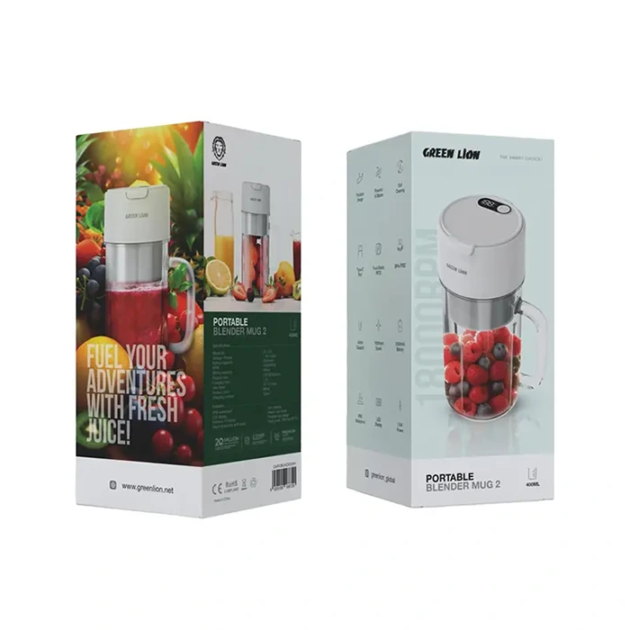 مخلوط کن قابل حمل گرین لاین Green Lion Mug 2 GNPOBLNDR2WH ظرفیت 400 میلی لیتر - Image 2