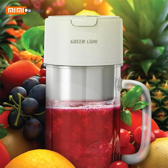 مخلوط کن قابل حمل گرین لاین Green Lion Mug 2 GNPOBLNDR2WH ظرفیت 400 میلی لیتر - Image 5