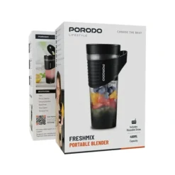 Alternative view of مخلوط کن قابل حمل پرودو Porodo Freshmix PDLFST204BK ظرفیت 460 میلی لیتر
