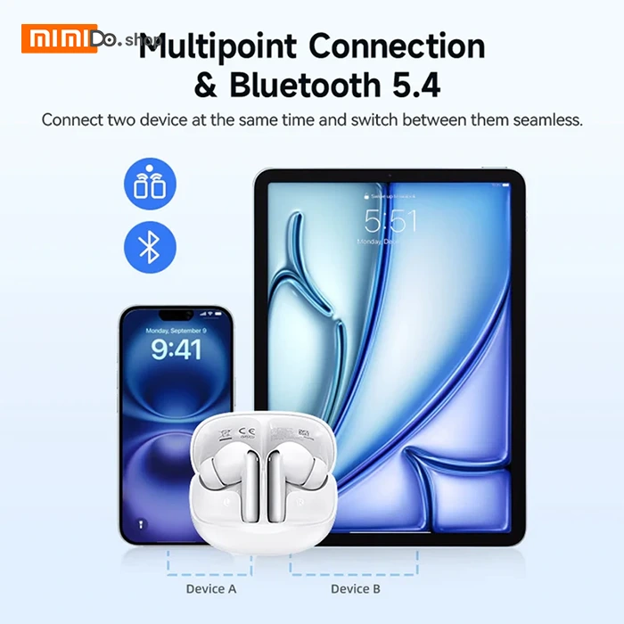 هندزفری بلوتوثی کیو سی وای QCY Melobuds N50 - Image 5