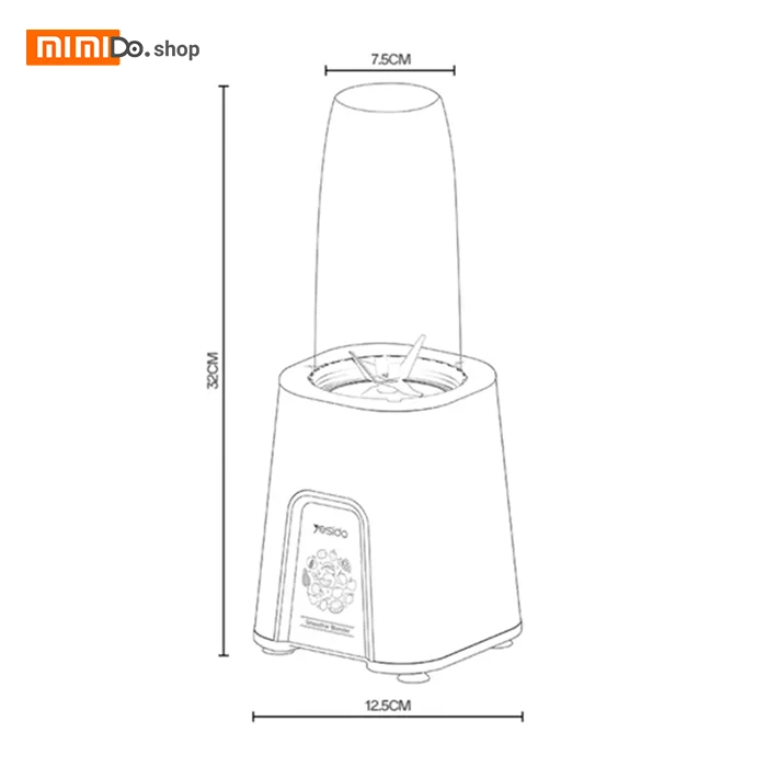 مخلوط کن یسیدو Yesido EC27 ظرفیت 600 میلی لیتر - Image 11