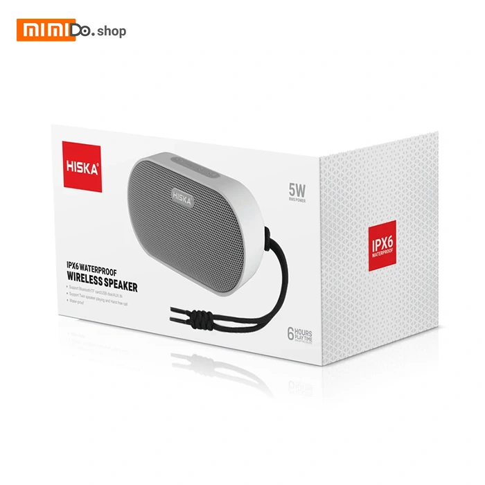 اسپیکر بلوتوثی هیسکا Hiska B23 توان 5 وات - Image 4